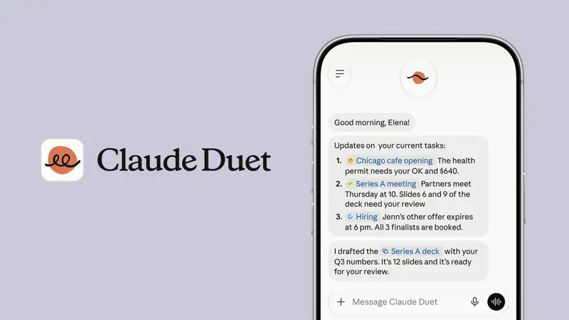 Anthropic Claude Duet அறிமுகம்: கேட்காமலேயே உதவும் AI agent — Muse, Dots-க்குப் போட்டி