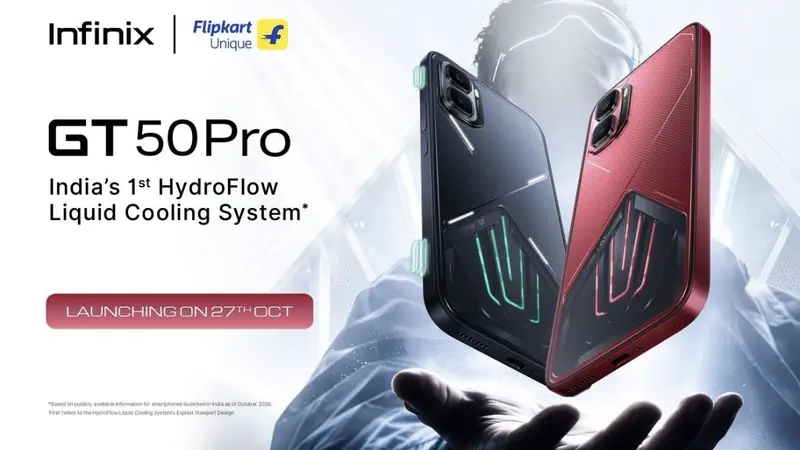 Infinix GT 50 Pro India Launch Date: அக்டோபர் 27 — Flipkart-ல் மட்டும், liquid cooling கேமிங் போன்