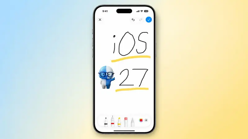 உங்கள் iPhone Messages App-ல் வருகிறது புதிய Drawing Tool - iOS 27 அப்டேட்!